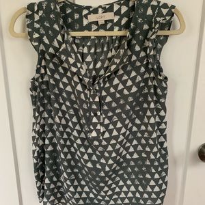 Loft Print Tank Blouse